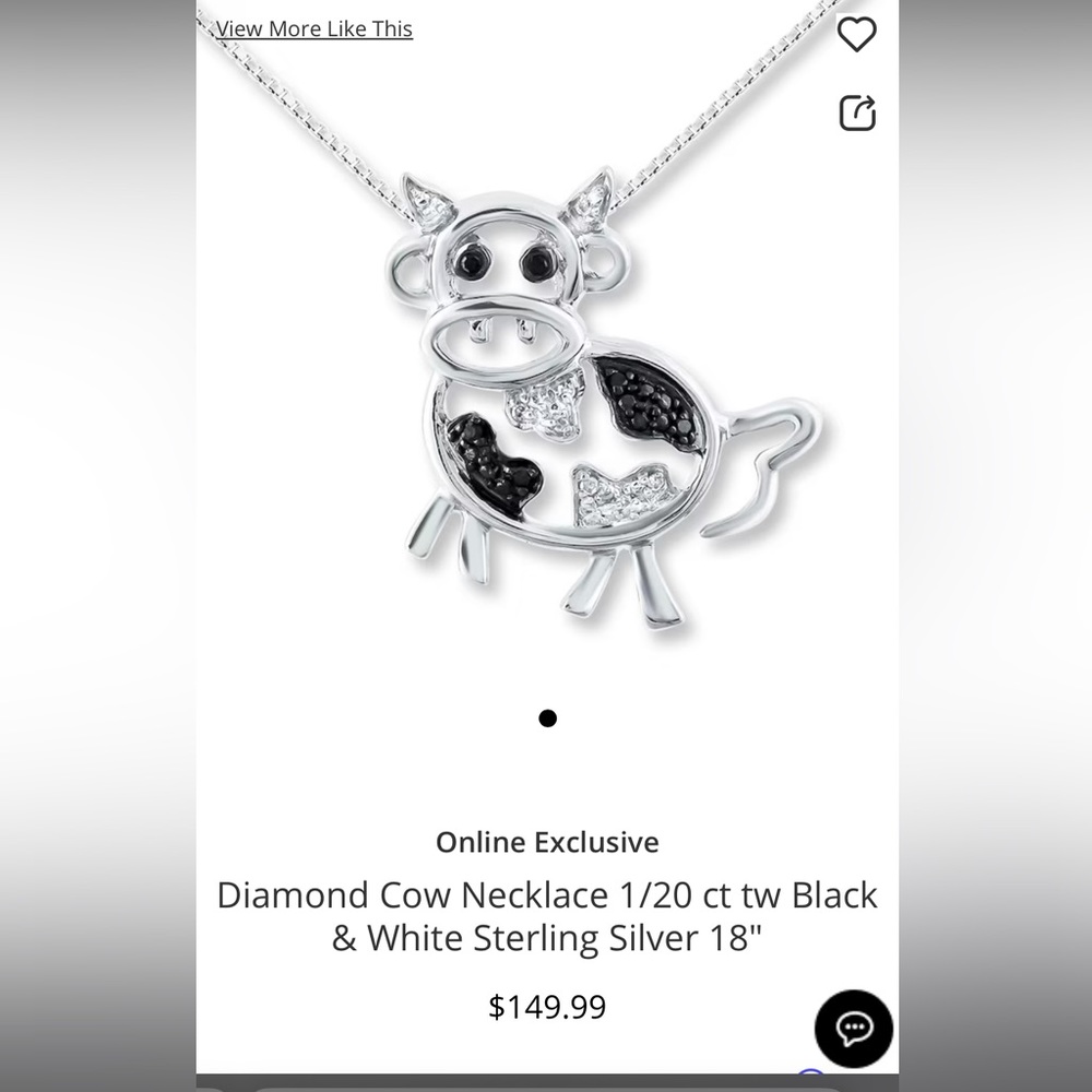 Diamond Cow Necklace by Kay Jewelers